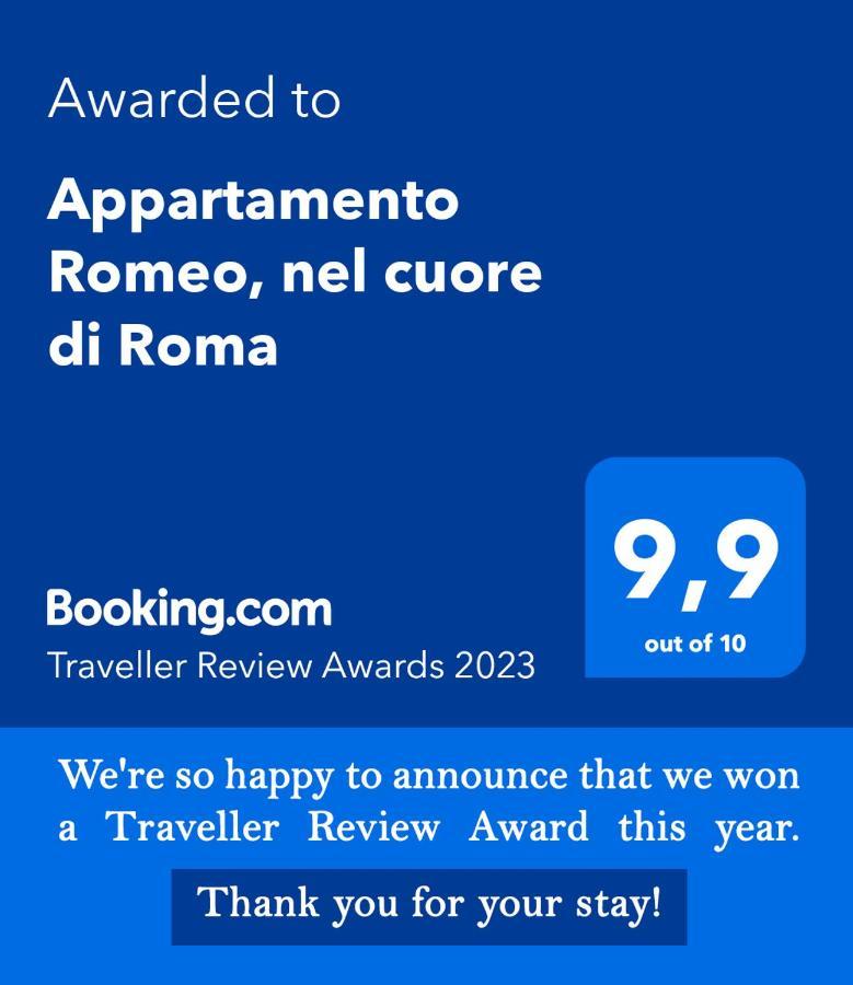Appartamento Romeo, Nel Cuore Di Roma 外观 照片